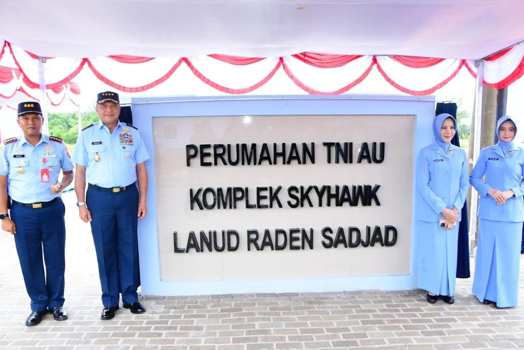 22 Unit Perumahan dan 2 Mess Prajurit Lanud RSA Natuna Diresmikan
