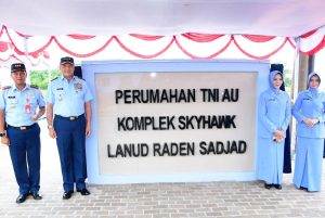 22 Unit Perumahan dan 2 Mess Prajurit Lanud RSA Natuna Diresmikan