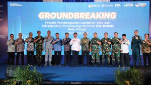 Groundbreaking Pembangunan Container Yard Jadi Titik Balik Pengembangan Pelabuhan Batu Ampar