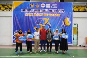 BP Batam Resmi Akhiri Internal Volley Ball Match 2024