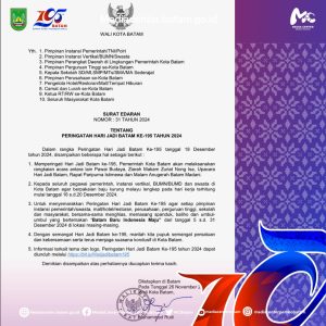 Semarak HJB ke-195, Mulai Ziarah Makan Nong Isa hingga Anugerah Batam Madani