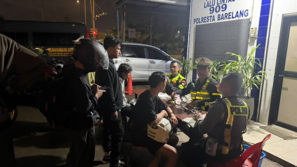 Balap Liar Diburu, 35 Motor Berknalpot Brong di Batam Kena Tindak